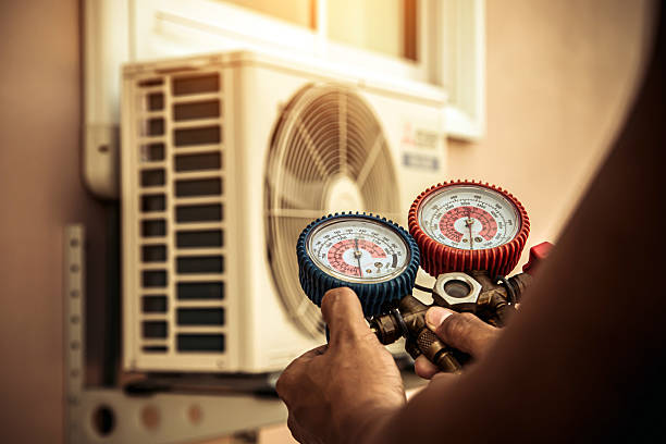 Professional Ac Installation technician working in Rolling Prairie, IN